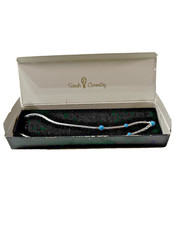 NEW OLD STOCK 1970s Sarah Coventry #8055 Faux Turquoise Choker 14″ Necklace