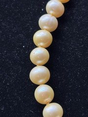 Vintage Sterling Silver Freshwater Pearl 18″ Necklace Bracelet SET 925 Cultured