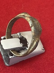 Lot of 2 RARE Ancient Greek Bronze Ring–Intaglio or Decorative Design-Circa 52