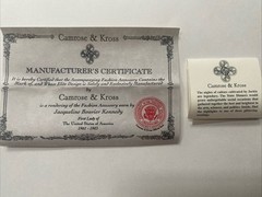 Camrose & Kross Jackie Kennedy Emerald And Silver Oval Link Bracelet JBK