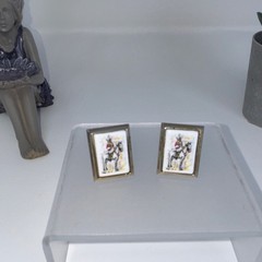 Vintage Men’s Mixed Lot Cufflinks & Tie Tacks Gold Tone Multicolor Metal Glass