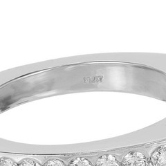 Vintage 2.44ct Transitional Ideal Cut Diamond Platinum Ring