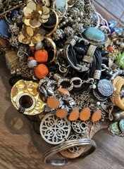 Tarnished Treasures, 3 Pounds of Pre-Loved Vintage & Contemporary Jewelry