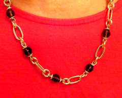 Judith Ripka Sterling Silver Smoky Quartz and 22″ Link Necklace JR Box & /Pouch