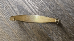 Jacoby Bender Gold Tone Women’s Engravable ID Bracelet 1960’s Unused Unsigned