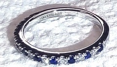 14K Vera Wang Diamond and Sapphire Band NR