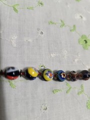 VTG MCM MURANO GLASS BEADS VENETIAN 30in NECKLACE & BRACELET