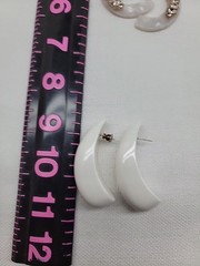 Vintage Earring Lot Of 3 Pierced Loops Studs