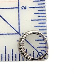 Contemporary Marked Sterling Silver Iolite Topaz Triple Row Ring Sz 10.75