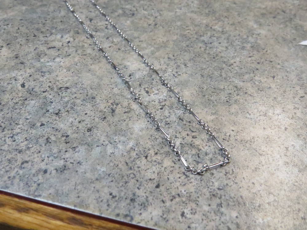 Vintage Cookie Lee Necklace double silver tone chain