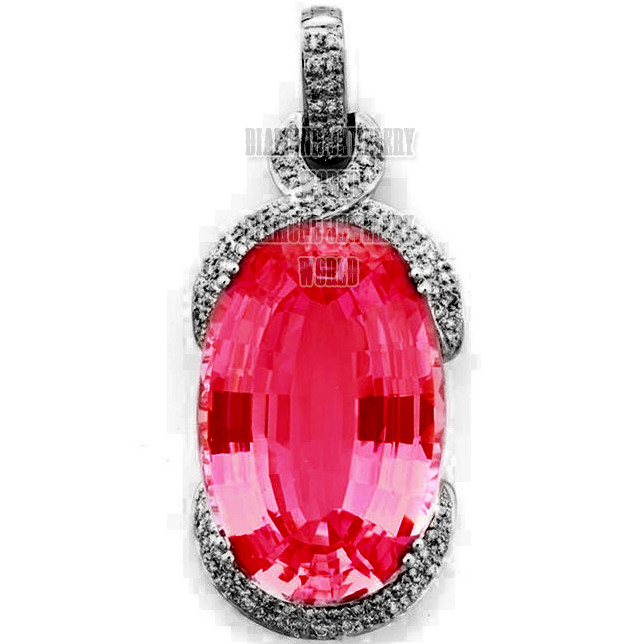 Gorgeous 2.90ctw Rose Cut Diamond Ruby Studded Silver Victorian Pendant Jewelry