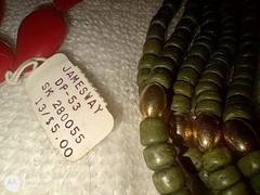 Lot 17 Vintage Necklaces Many still with Tags Ames Jamesway Lucite Wood Jewelry