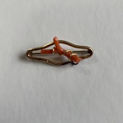 Gorgeous Red Coral Brooch Jewelry Accessories