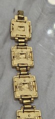 Museum Of Modern Art Moma Frank Lloyd Wright Bracelet 7” 22K Plated