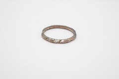 Vintage Sterling Silver 925 Ring Size 8.5 Textured V4