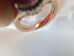 Rose Gold on Sterling Silve 925 Pink Topaz Doublet Chuck Clemency Ring 6