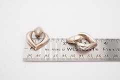 Vintage Sterling Silver 925 Clip On Earrings