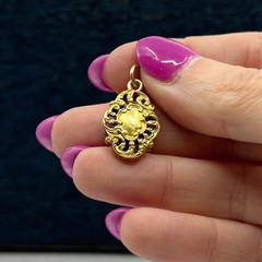Victorian Gold Filled Watch Pendant Openwork Antique Fob Charm
