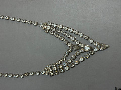 Vintage Costume Jewelry Lot Estate Rhinestone Pearl Necklaces Brooches Rings 13p