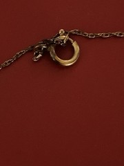 Vintage 1/20 14k Gold Filled Heart Necklace Pendent 17in