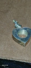 VINTAGE 925 CHUNKY OPEN HEART PERFUME BOTTLE PENDANT ..Just NEEDS Clean