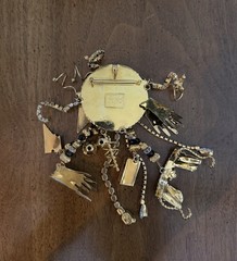 Vintage Lunch at the Ritz “Act One” Comedy and Tragedy Theater Brooch