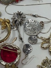 High End Vintage Jewelry Lot Sarah Cov 925 Italy West Germany Coro Hobe Alpaca