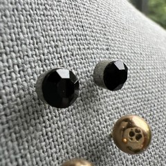 3 Pair Vintage Stud Earrings