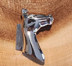 Vintage Napier Horse Head Brooch Silver Tone Signed Equestrian Estate Pin 15.4g