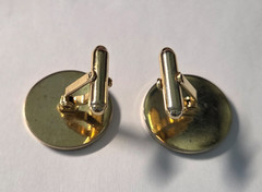 Vintage Cufflinks Made with Genuine Silver Mercury Dime 2.2 cm Dated 1944 & 1937