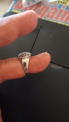 Vintage 925 Sterling Silver Ring, Size 8..no stones