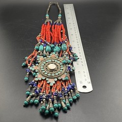 Unique Stunning Star Shape Amazing Multicolour Pendant Beautiful Beaded Necklace