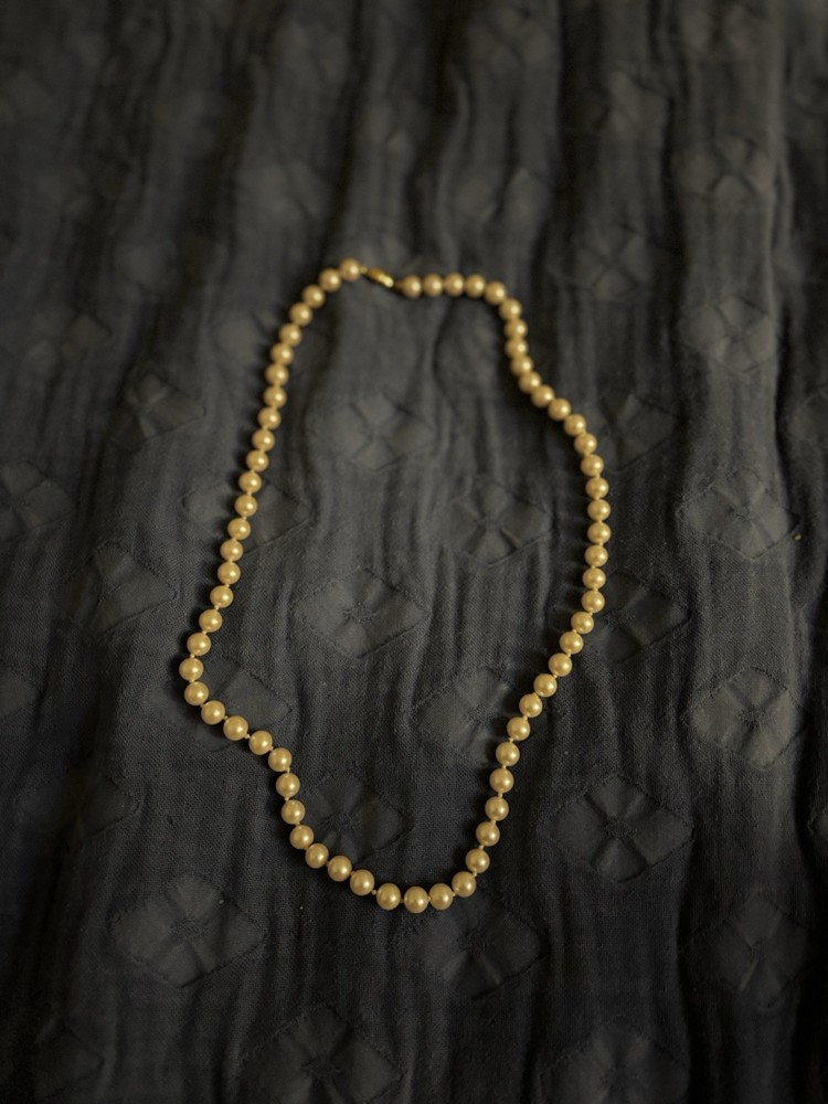 Monet Vintage Faux Pearl Necklace