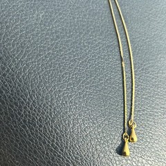 Vintage Gold Tone Bolo, Lariat Zipper, Choker Style Necklace