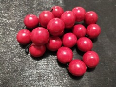 Vintage women’s beads Red color Soviet Made in the USSR Rare