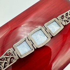 Soviet Vintage Bracelet Enamel rostov Finift Hand Painted