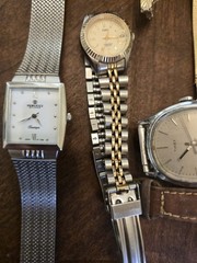 Westclox Seiko Timex Bulova Relic Mixed Lot Wristwatches & Pocket Watch