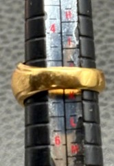 Vintage Celestial 18K HGE Yellow Gold Plated Vargas Sun Starburst Star Ring Sz 5