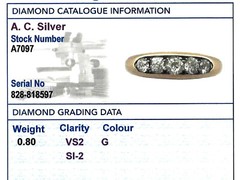 Vintage 0.80 Ct Diamond and 18k Yellow Gold Dress Ring