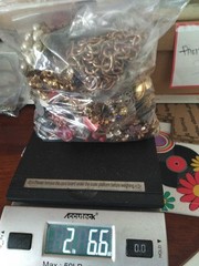 Vtg To Now Junk Jewelry Lot For CRAFTING Or REPAIRS, REPURPOSE, 2.66 Lb USED.