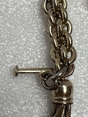 Lot Of 3 Gold & Brass Tone Bracelets