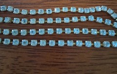 Miriam Haskell Rhinestone Chain 30in Inch Strand Vintage