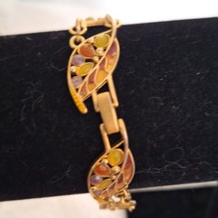 A Vintage Lauren Conrad Women’s Bracelet Leaves Rhinestones Granny Core