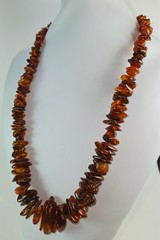 Baltic Amber Freeform Bead Necklace