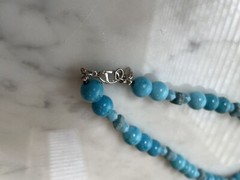 Vintage Carol Lee Carolee Faux Turquoise Strand Necklace Bead