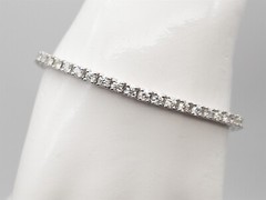 $17,000 7ct VS G IDEAL CUT Natural Diamond 14k White Gold Tennis Bracelet 13g