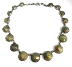 Georgian Collet Necklace Anna Wintour Collar Art Glass Riviere Ann Taylor Loft