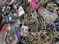 22lb BRACELETS MOST WEARABLE BEADS METAL Costume Jewelry Box Bulk Resale