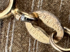 20″ Fine Chain Necklace-Rose Gold Over Sterling-Signed F.A.S.-Vtg 1970/80s-Italy