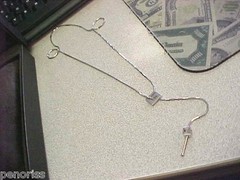 Gucci 18k White Gold Sliding “G” Necklace with Box & COA One size fits all